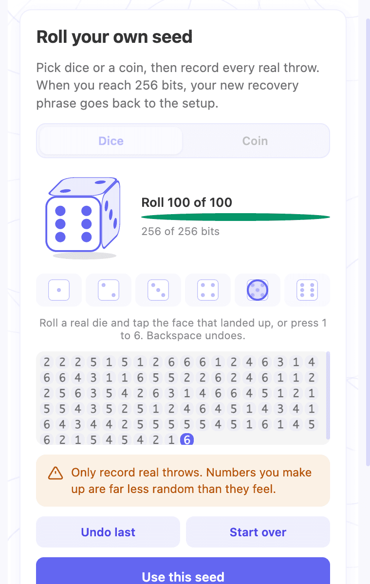 Cem jogadas registradas que chegam a 256 bits